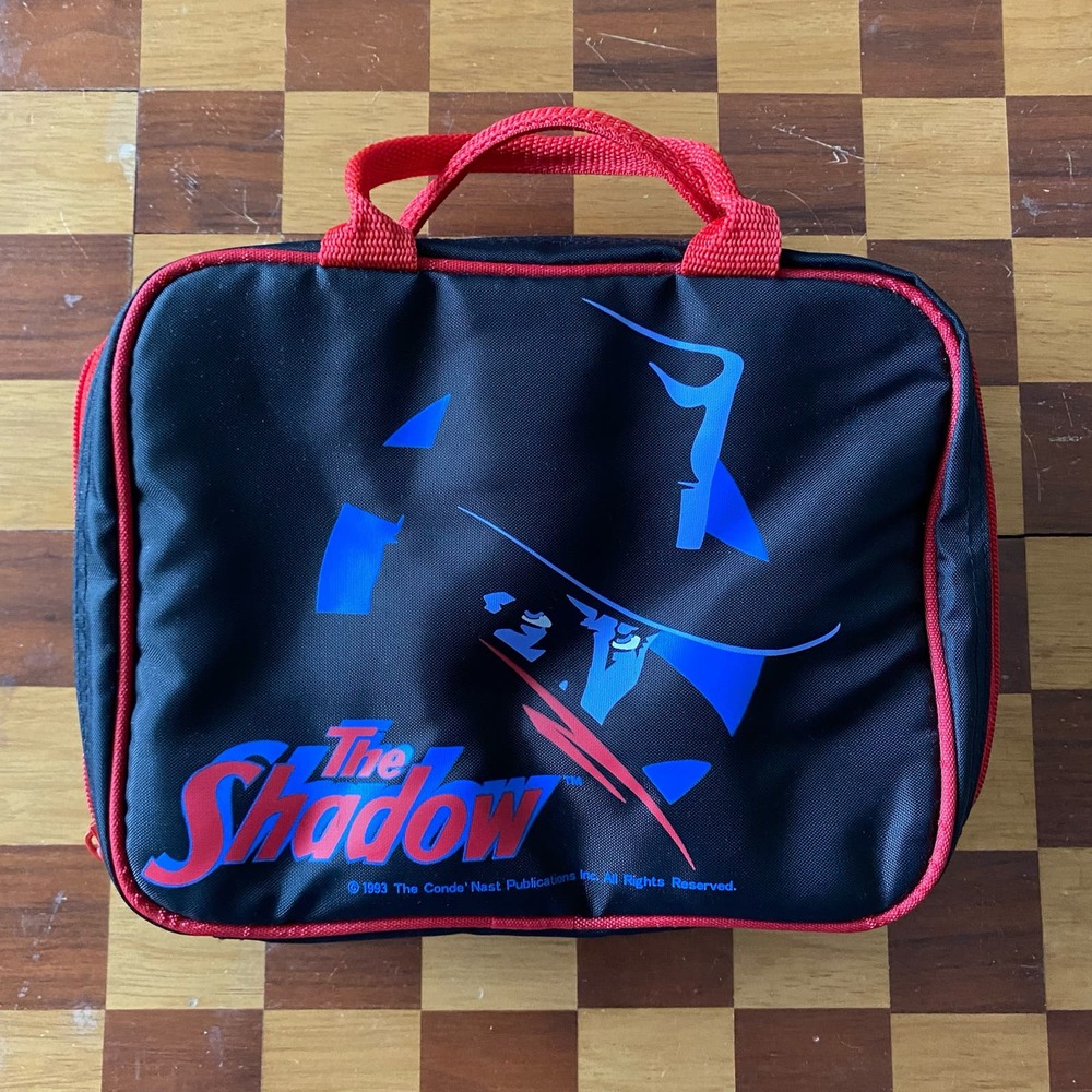 Vintage 1993 The Shadow Soft Lunch Box *RARE SAMPLE* Aladdin Conde Nast Comics